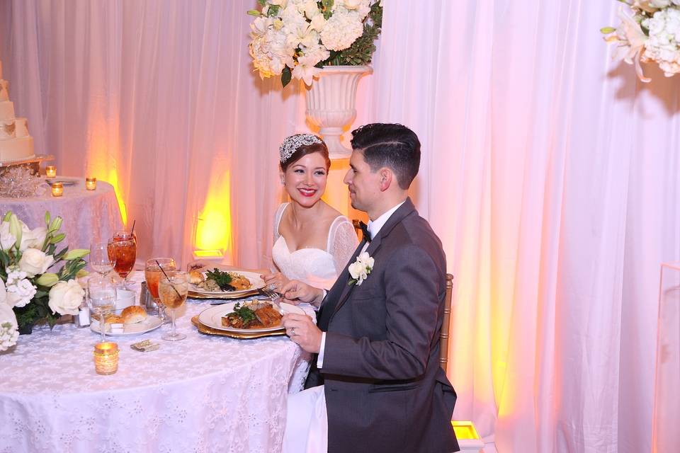 The happy couple