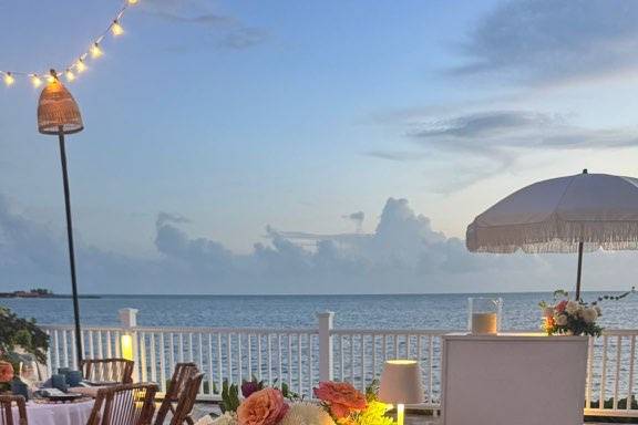 Reception on Pool Deck