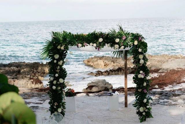 Ceremony on Beach