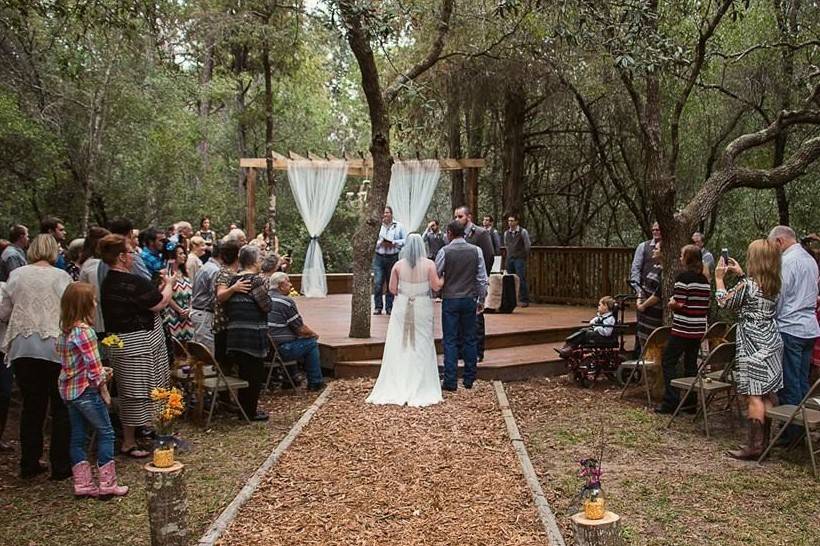 Walking down the aisle