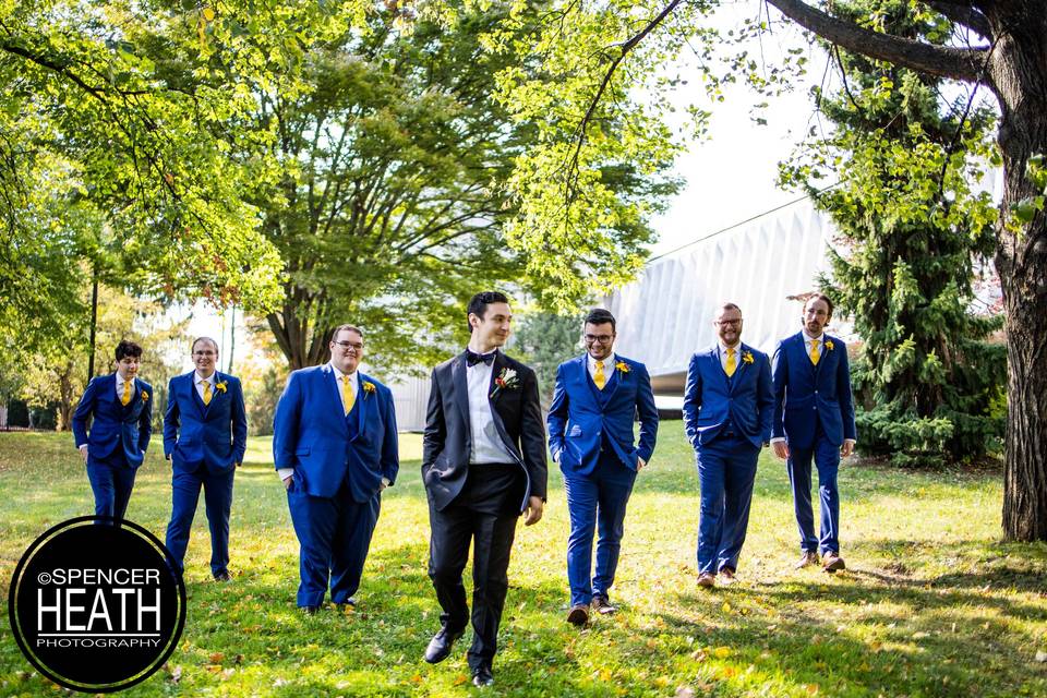 Groom and Groomsmen