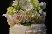 Floral cake topper