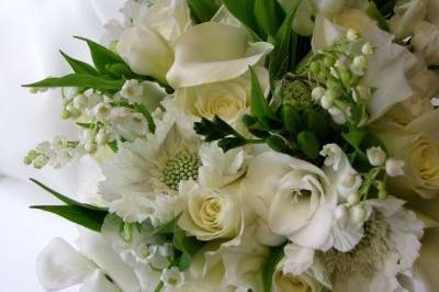 White flower bouquet