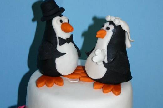 Penguin Love Cake Topper