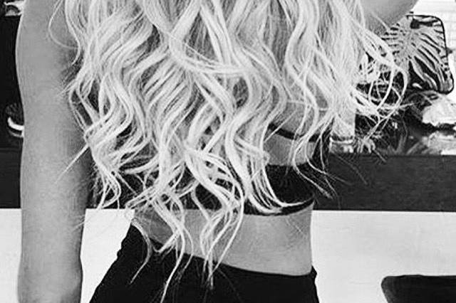 Med length hair