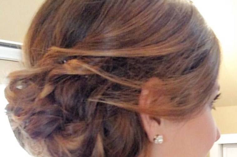Clean updo