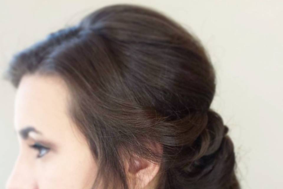 Brown hair