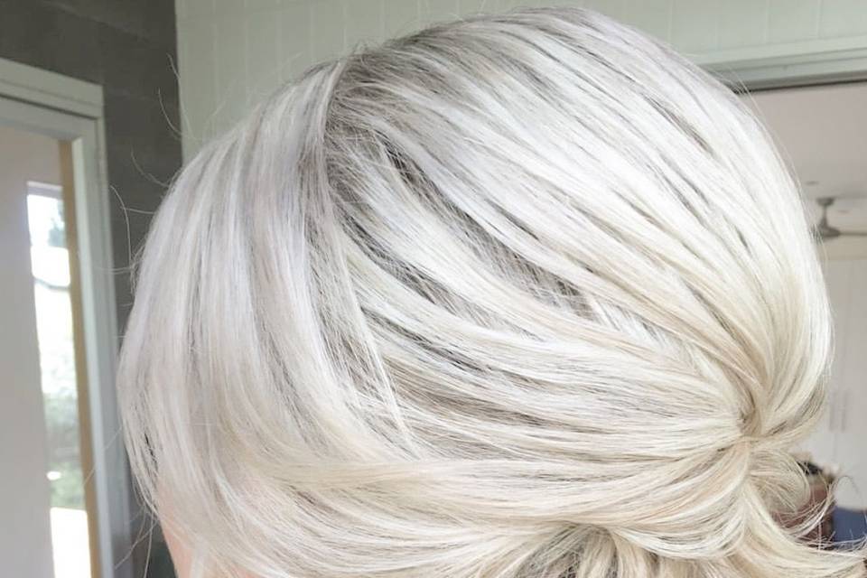 Platinum hair