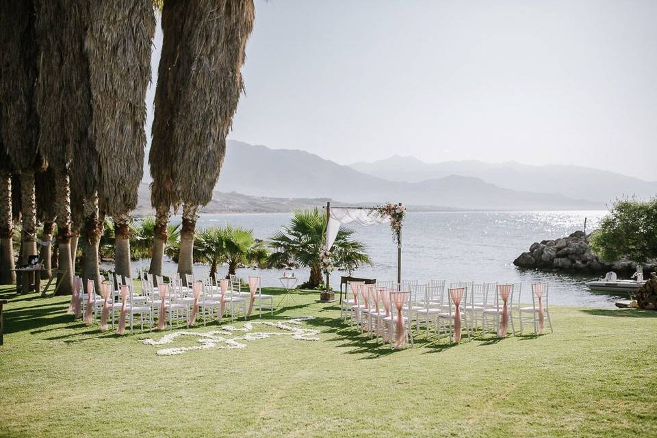 Seafront garden