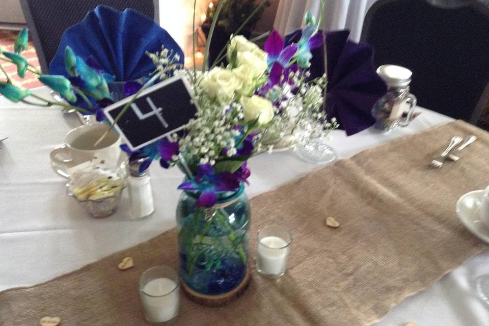 Simple table decorations