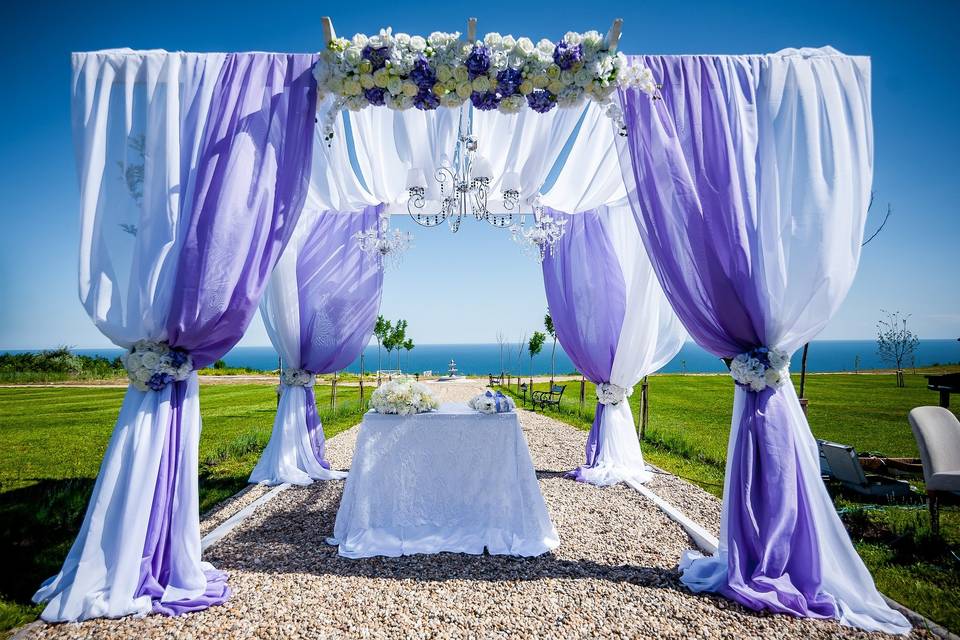 Beautiful Outdoor Draping