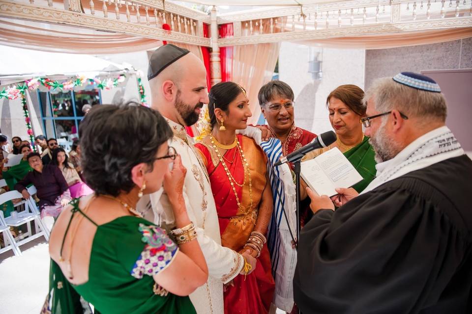 Indian/Jewish wedding