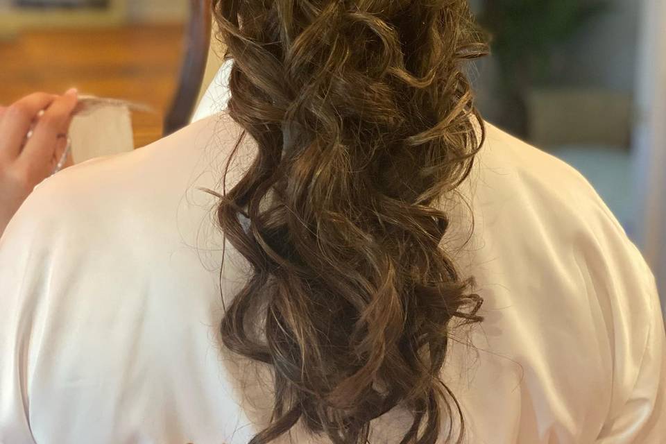Floral curls
