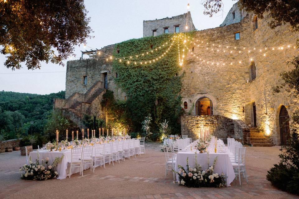 Wedding in a castle