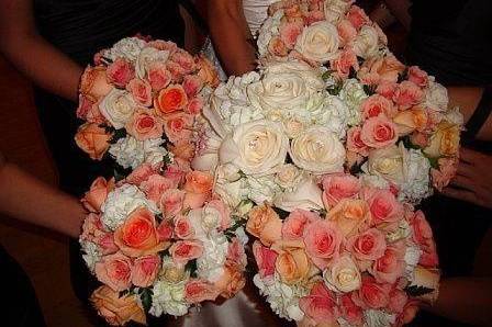 Wedding #2 - Bride and Bridesmaid bouquets