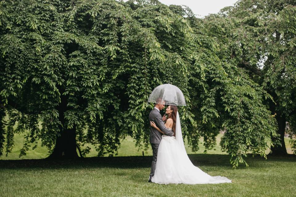 Couple in the garden