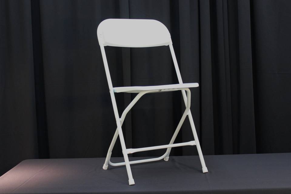 White Metal Chair