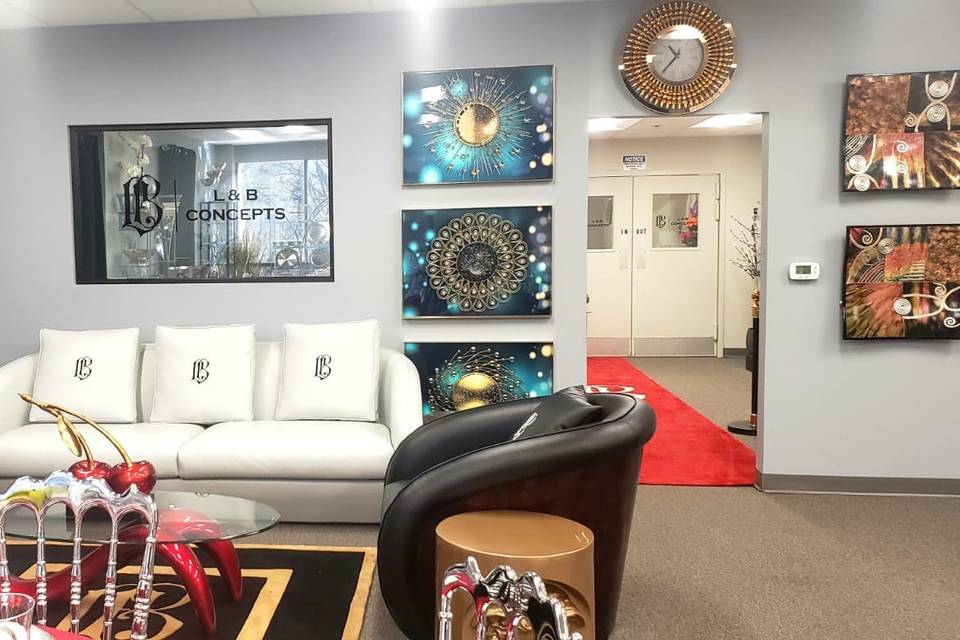 Showroom lounge