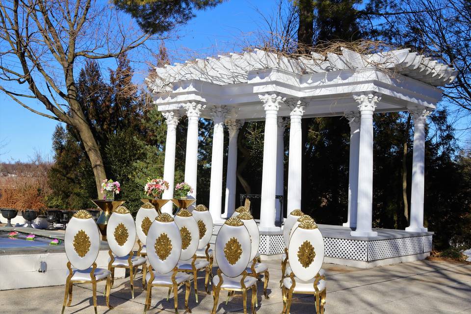 Ceremony setup