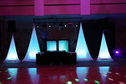 The appearance of our DJ setup is very clean and elegant.  Your guests will immediately notice a difference!