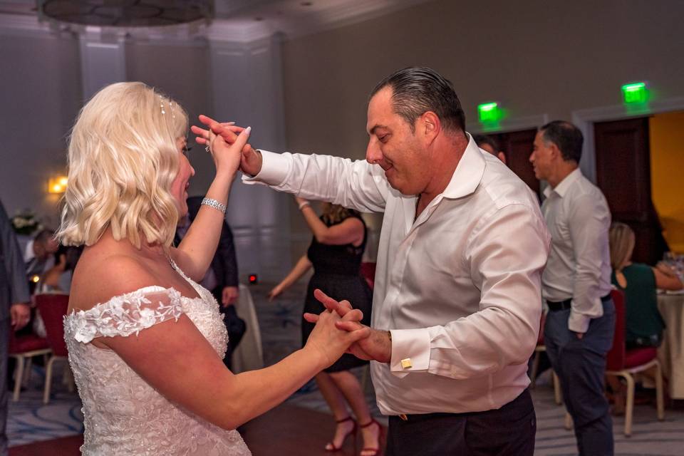 Dancing with the bride