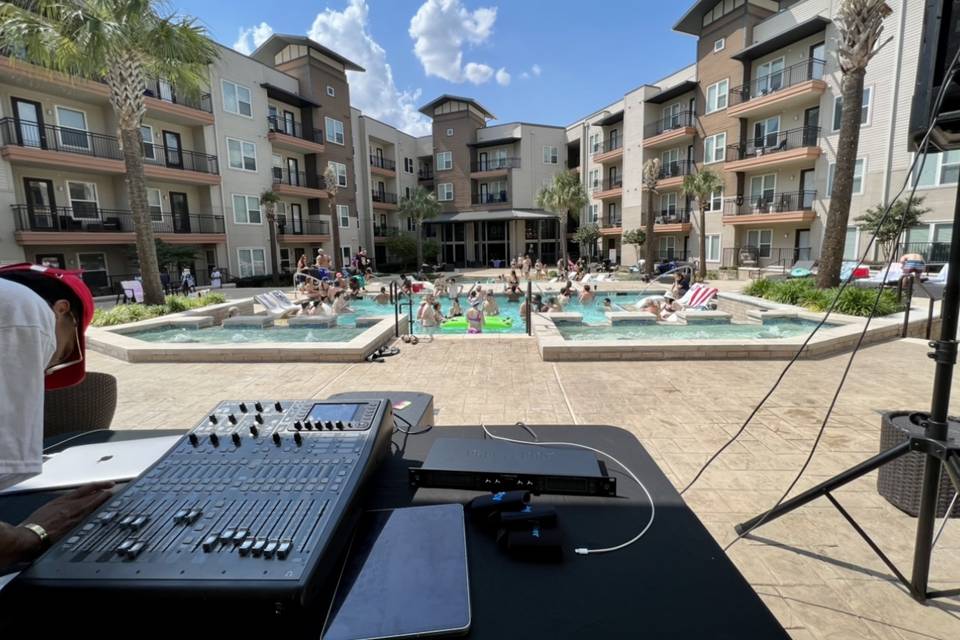 Apartment Pool Party