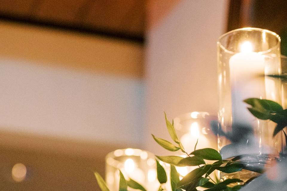 Greenery & Candles