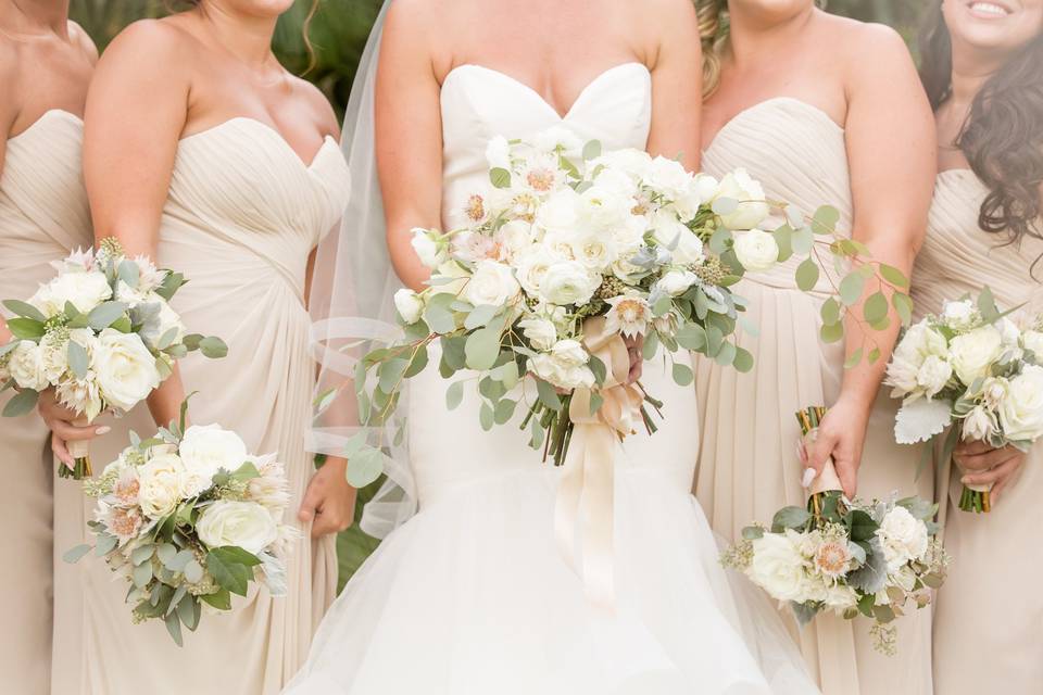 Lovely wedding bouquets