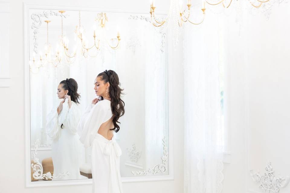Bride Getting Ready