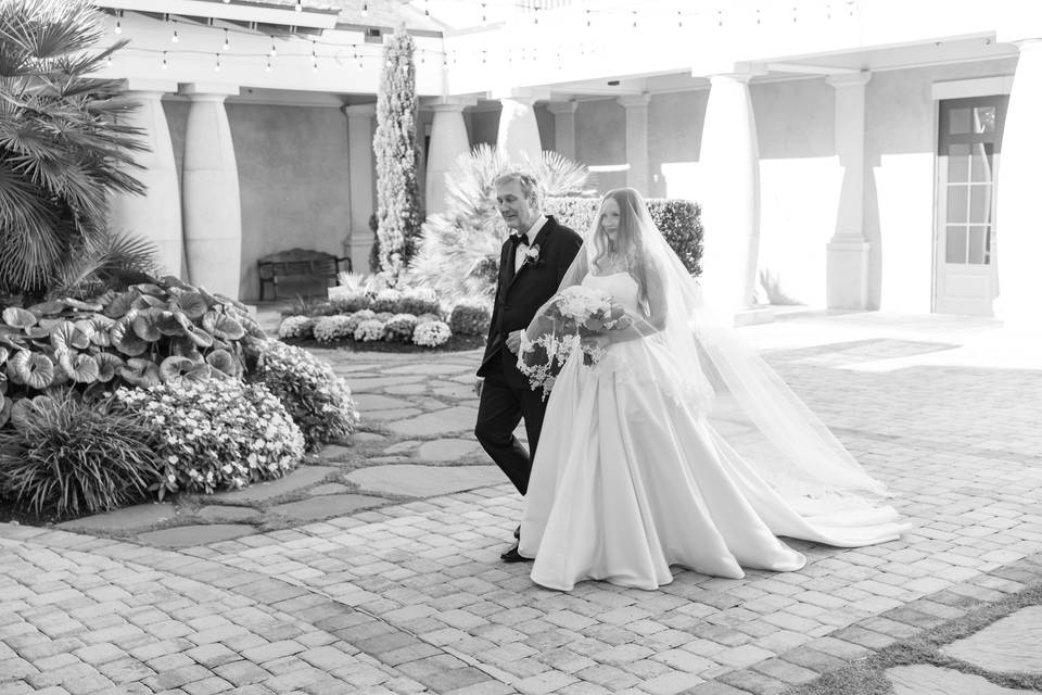 Bride and her dad