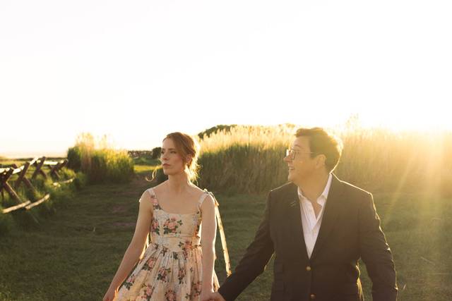 Green Suit with Gold Buttons