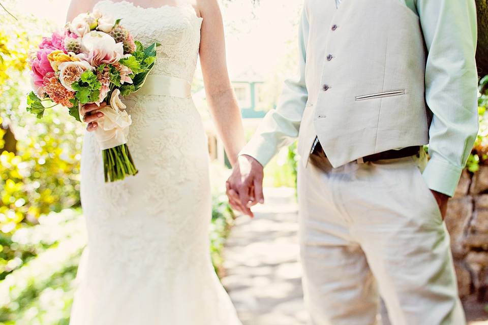 Indoor wedding ceremony area