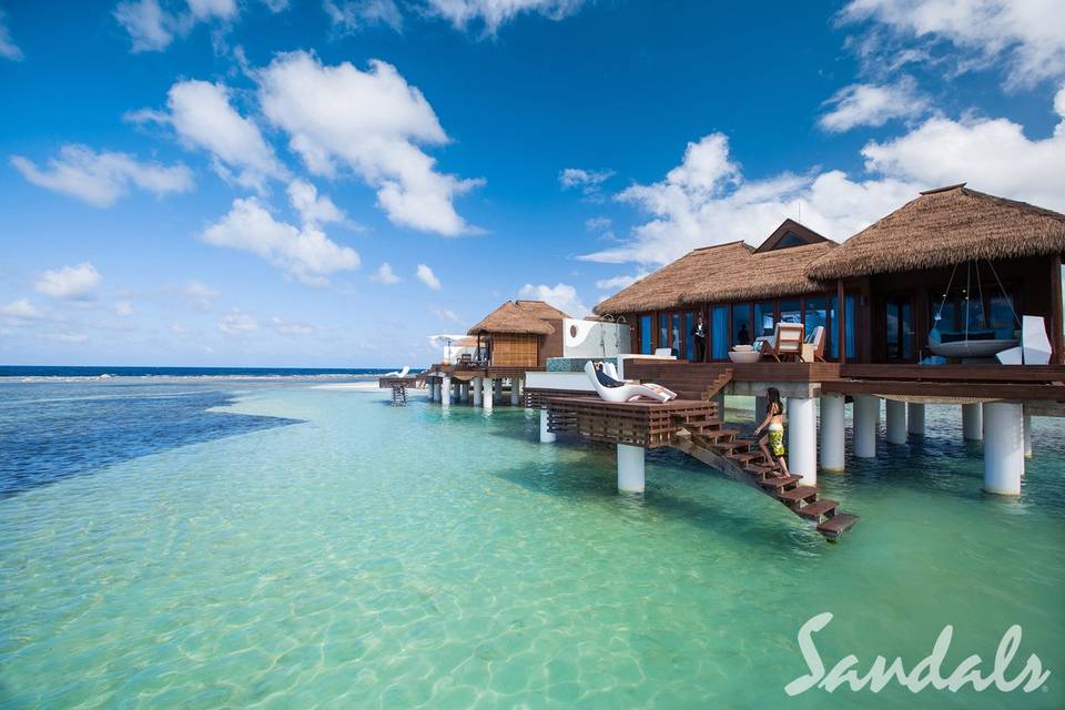 Over The water Bungalows!