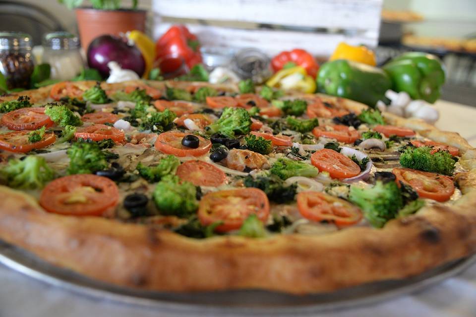 Veggie lovers pie