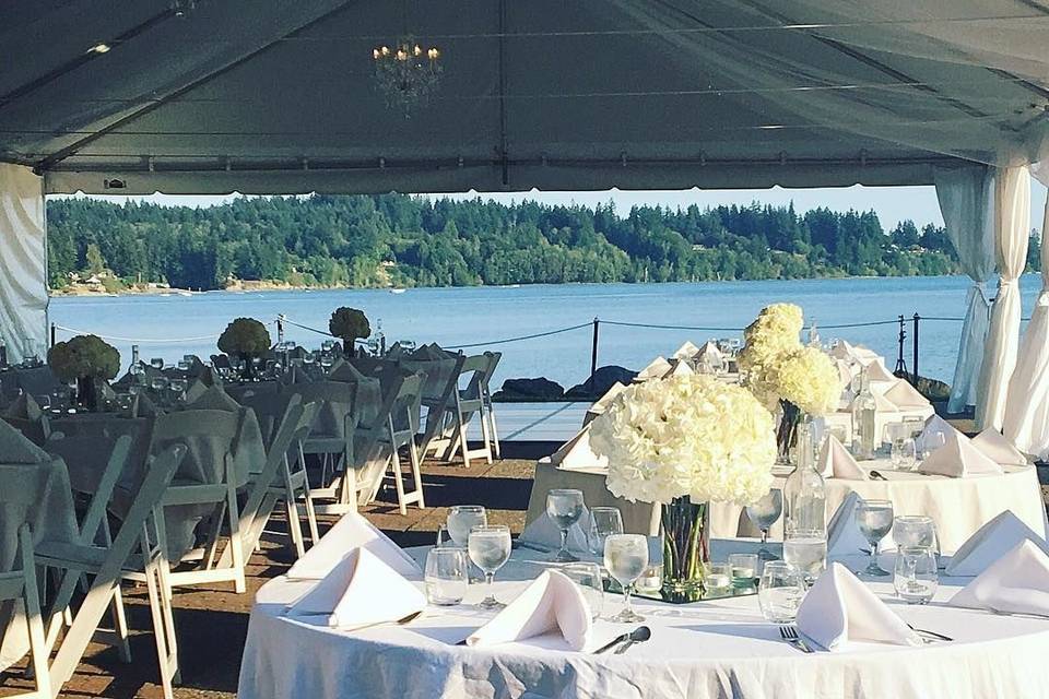 Waterfront Patio Reception