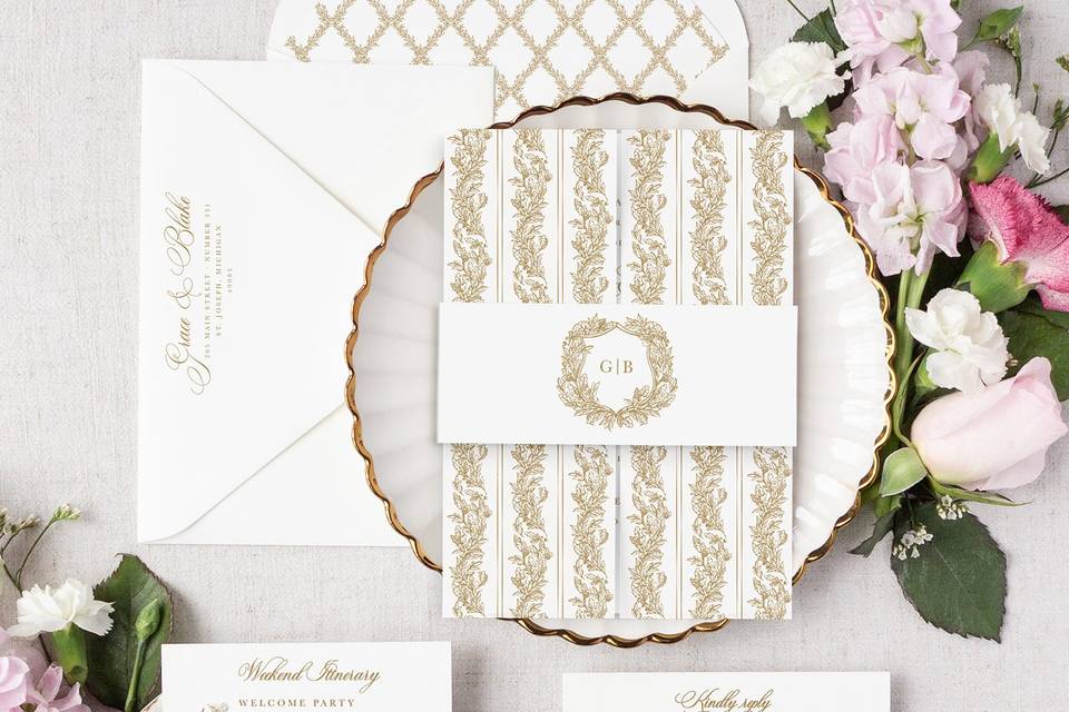 Gatefold invitations