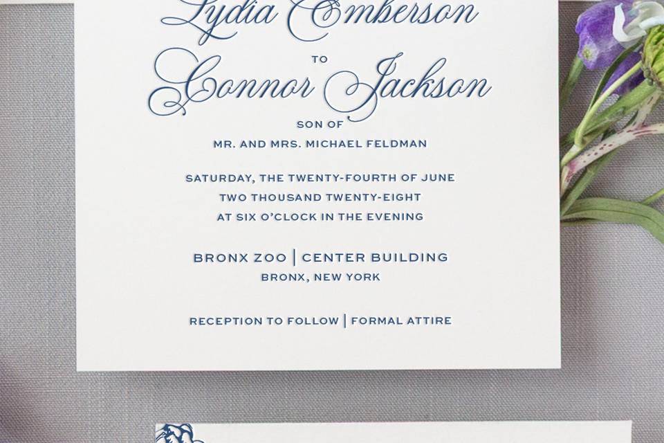 Venue sketch invitations