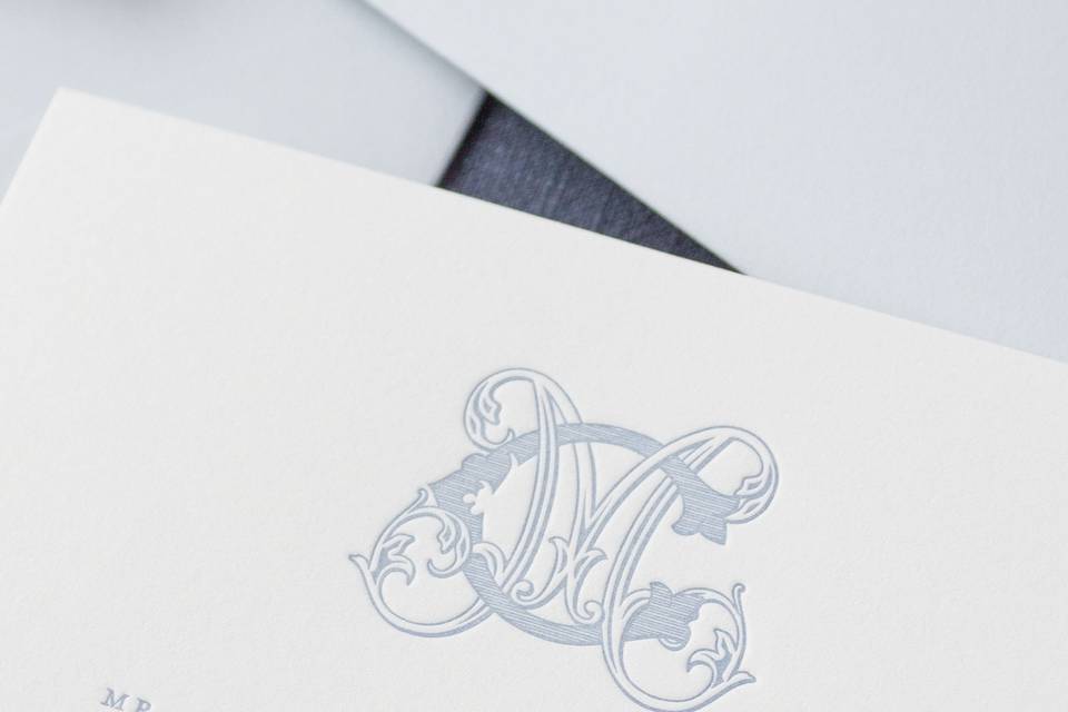 Vintage monogram