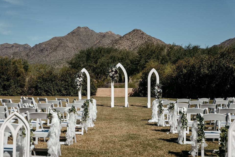 Countryside ceremony