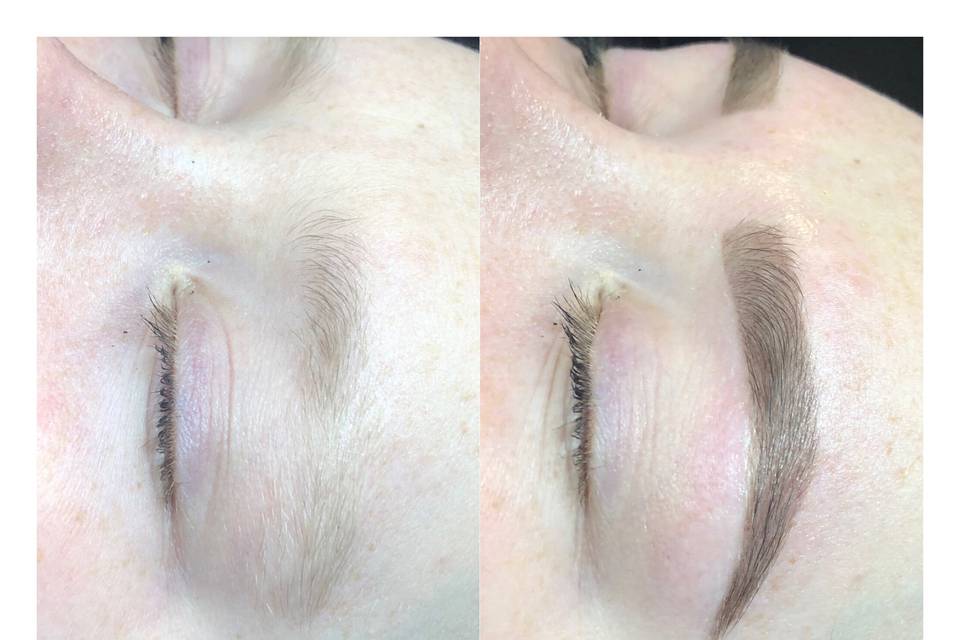 Brow wax + tint