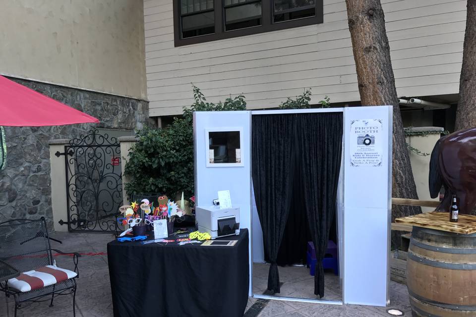 Enclosed Photo Booth
