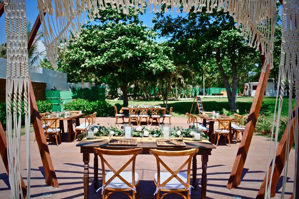 Gazebo Wedding Setup