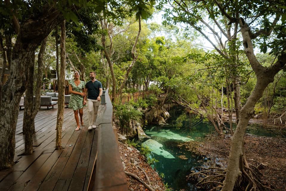 Cenote at The Five Beach Hotel