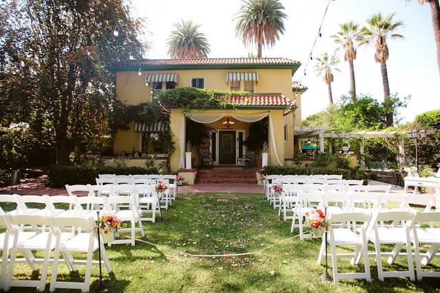 Wedding ceremony area