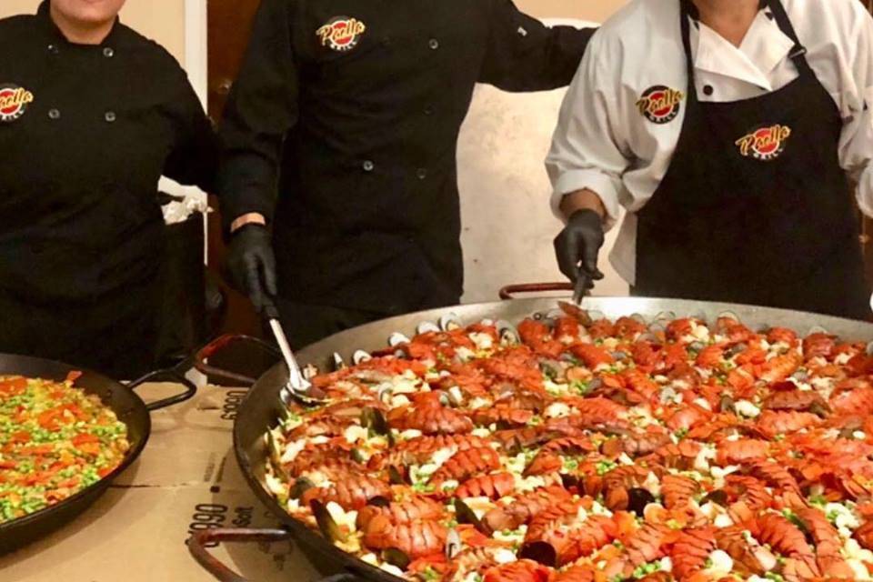 Paella Grill Catering Chefs