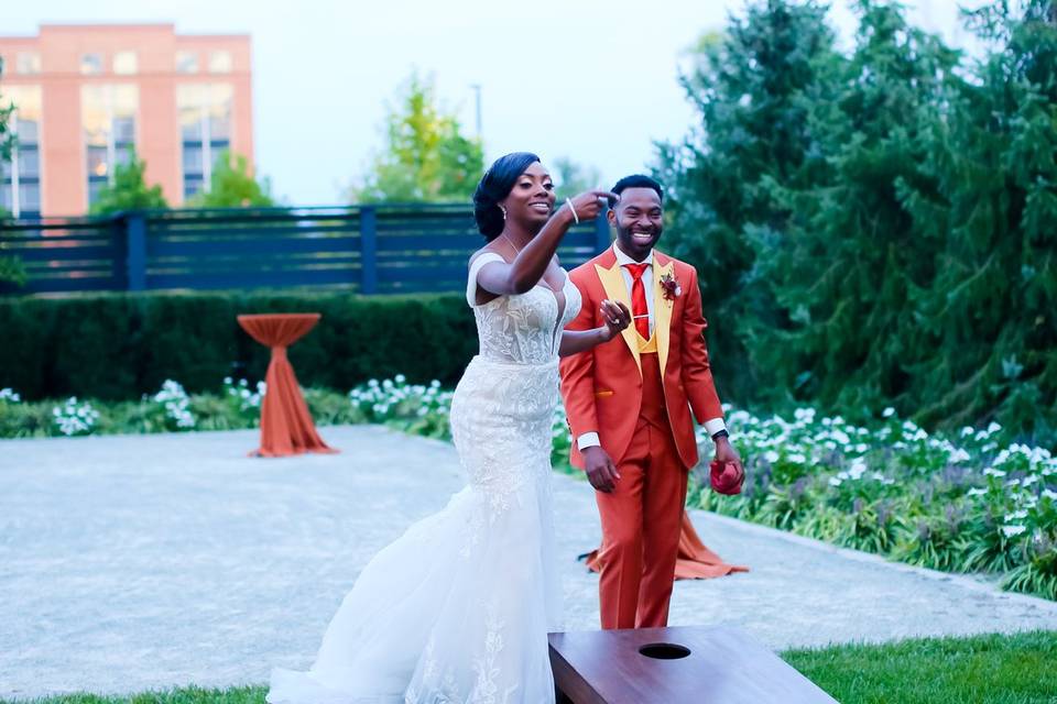 Fun Moments with the newlyweds