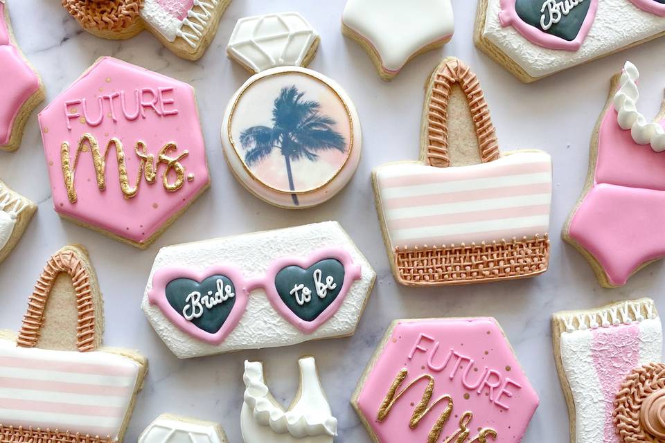 Pink and Beach Bridal Shower