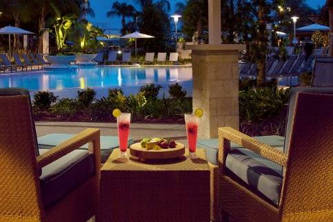 Private pool cabanas make for a relaxing and romantic getaway.