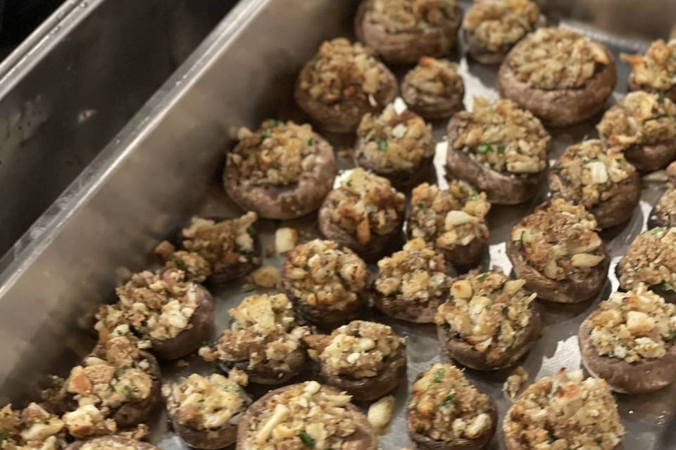 *Seafood Stuffed Mushrooms