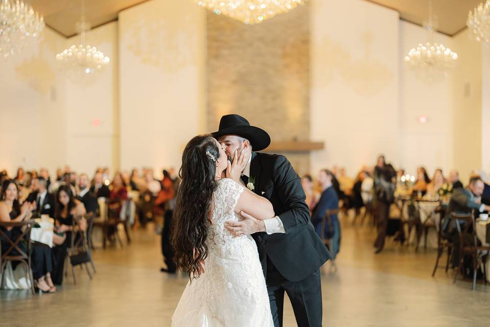 First Dance by Fire Place
